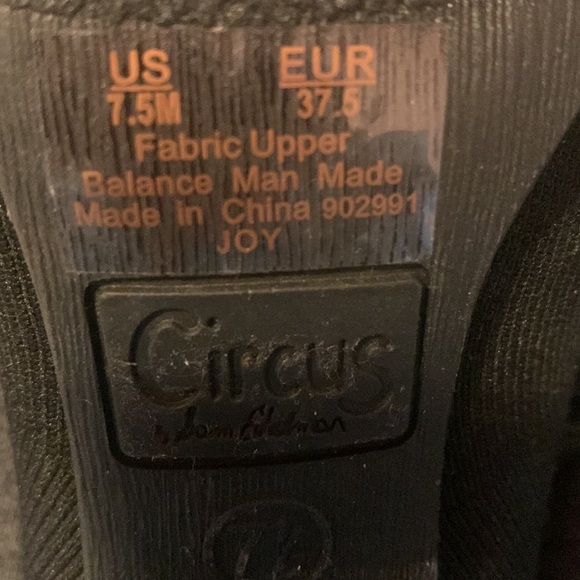 Like-New Knit/Sock Boots Stripes - Picture 6 of 11